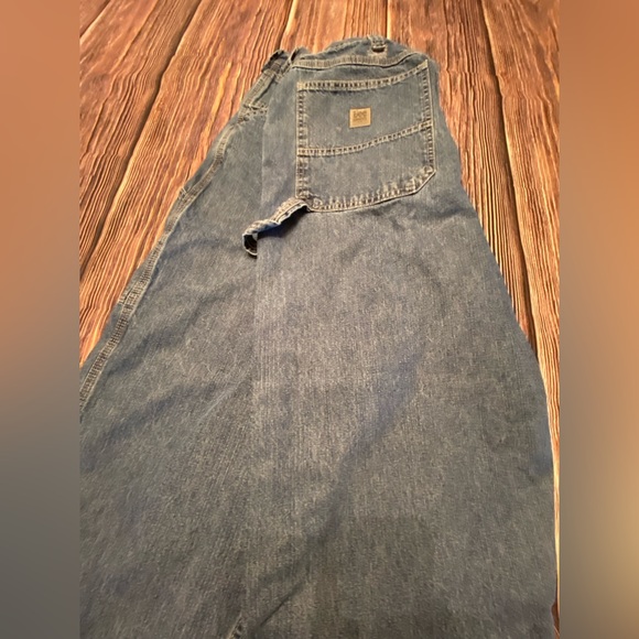 Lee 48x30 Men’s Big & Tall Dungarees Carpenter Utility Jeans Has a patch - Picture 4 of 11